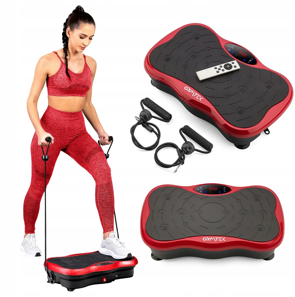 Vibruojanti platforma Gymtek Xp500, raudona
