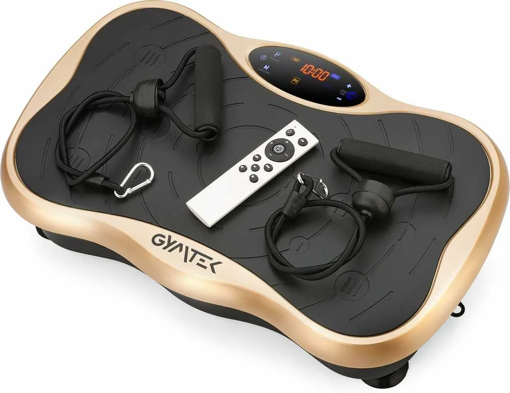 Vibruojanti platforma Gymtek Xp500, auksinė/juoda
