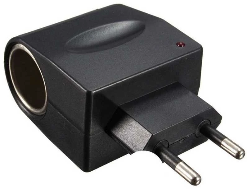 220V į 12V automobilinį lizdą keitiklis (EU Plug) – naudokite automobilinius įrenginius namuose