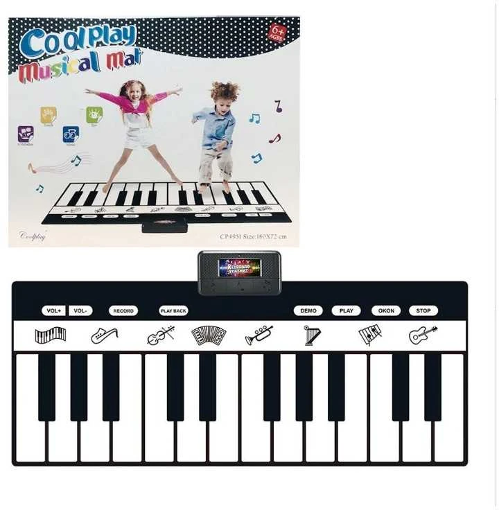 24 klavišų grindų muzikinis žaidimų kilimėlis
