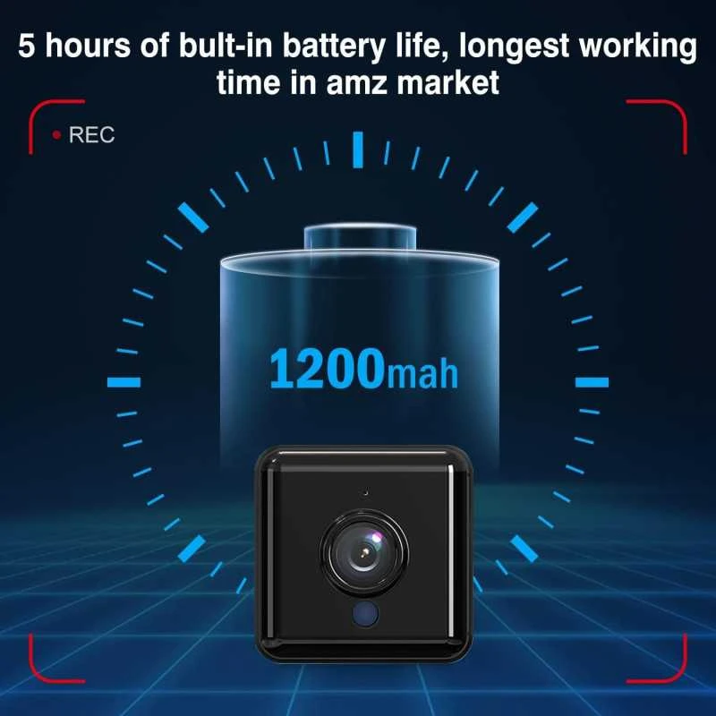 4k HD WiFi mini šnipinėjimo kamera