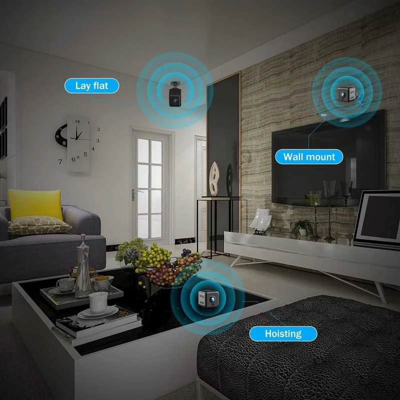 4k HD WiFi mini šnipinėjimo kamera
