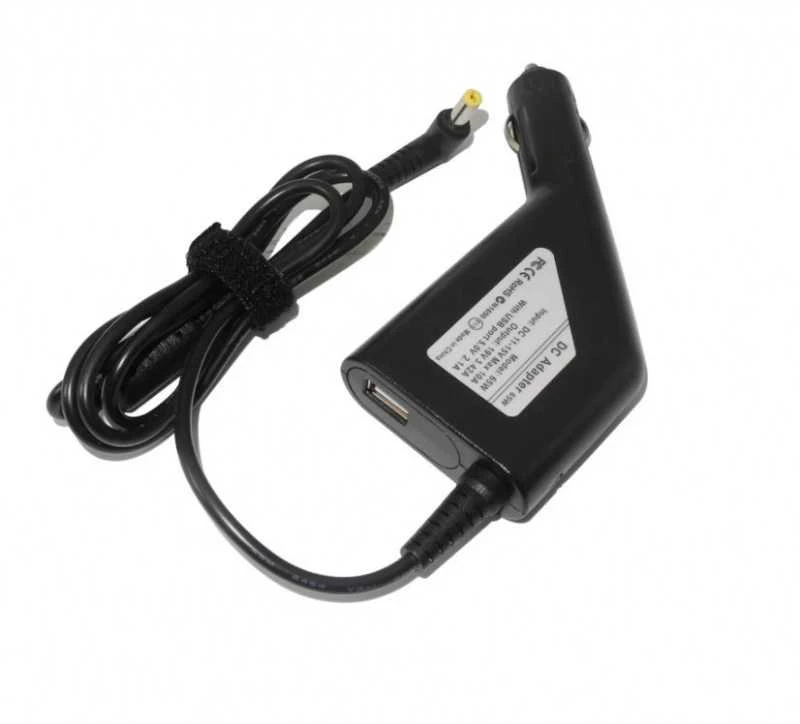 ACER 5.5x1.7 mm | 19V | 4.74A | 90W | automobilinis nešiojamo kompiuterio kroviklis