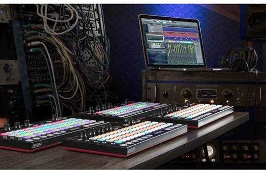 Akai Professional Fire – FL Studio Performance Controller su 4×16 RGB pad matrica, OLED ekranu ir MIDI valdymu