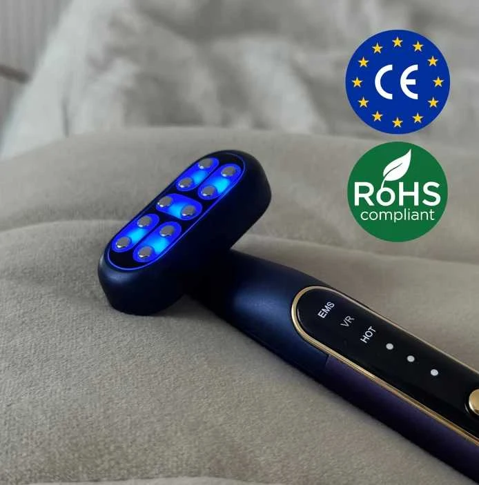 Akių vibracijos masažuoklis – EMS ir mikrosrovių akių grožio prietaisas patinimui ir akių nuovargiui, raukšlems