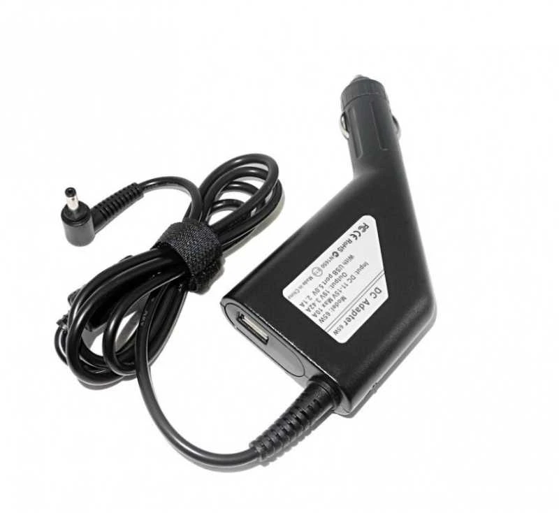 ASUS 4.0x1.35 mm | 19V | 3.42A | 65W | automobilinis nešiojamo kompiuterio kroviklis