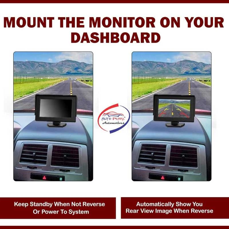 "Auto Pearl 2-in-1" LCD ekrano parkavimo kamera