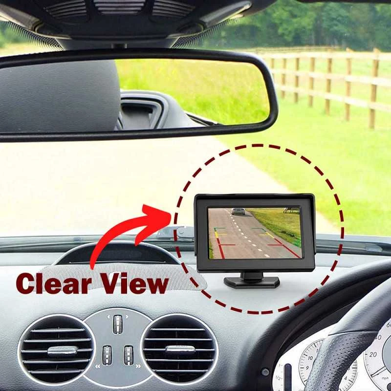 "Auto Pearl 2-in-1" LCD ekrano parkavimo kamera