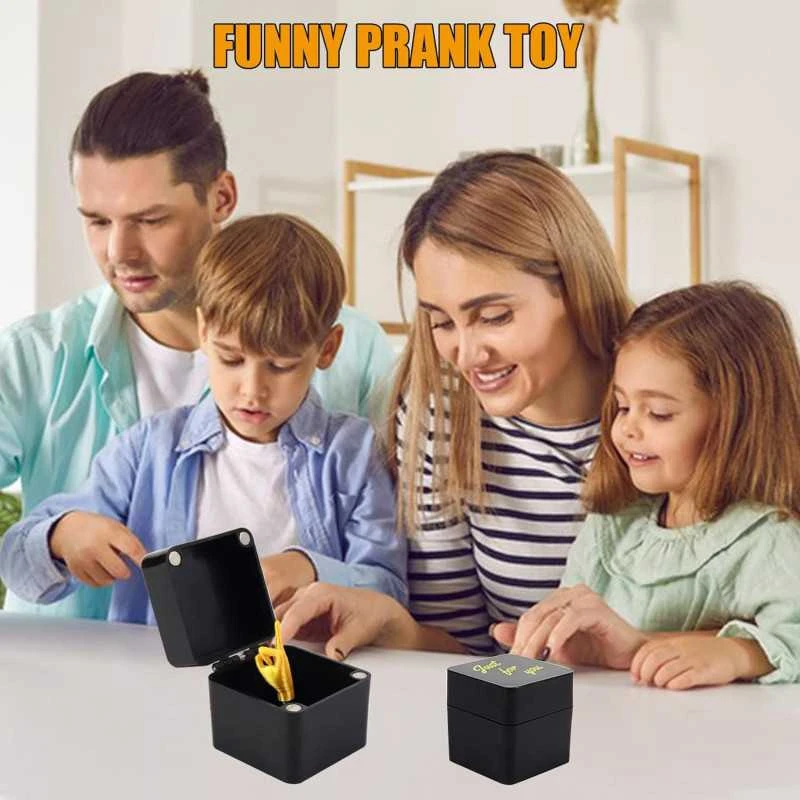 Pop-Up "Middle Finger" Gift Box – Funny Surprise Box with a Pop-Up Middle Finger
