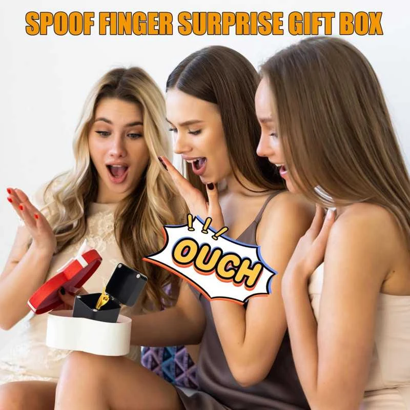 Pop-Up "Middle Finger" Gift Box – Funny Surprise Box with a Pop-Up Middle Finger