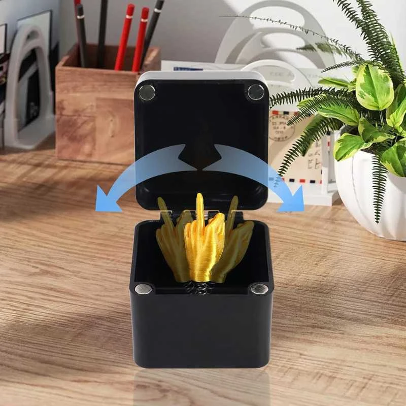 Pop-Up "Middle Finger" Gift Box – Funny Surprise Box with a Pop-Up Middle Finger