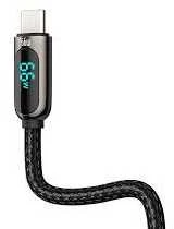 "Baseus" skaitmeninis kabelis USB-C tipo, 66 W, 1 m