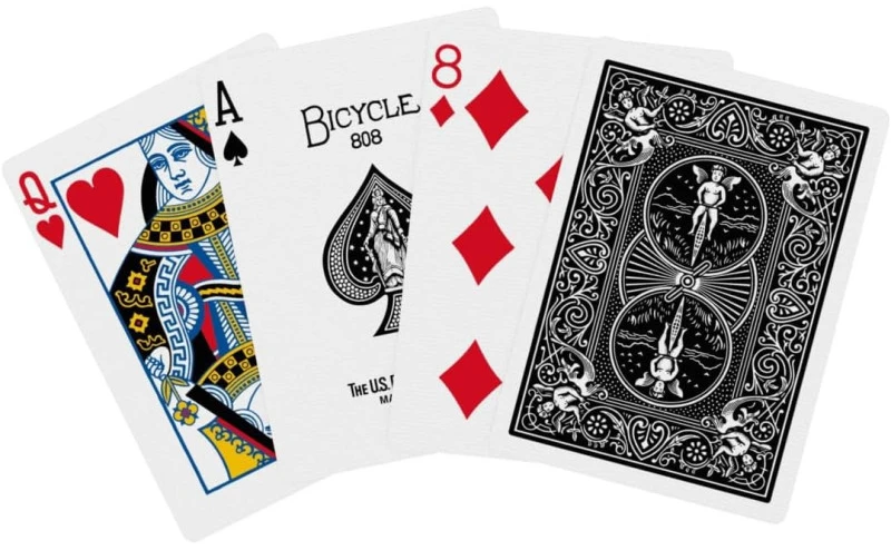 Bicycle Rider Standard Pokerio Kortos (Pilkos)