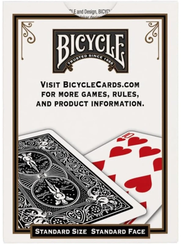 Bicycle Rider Standard Pokerio Kortos (Pilkos)