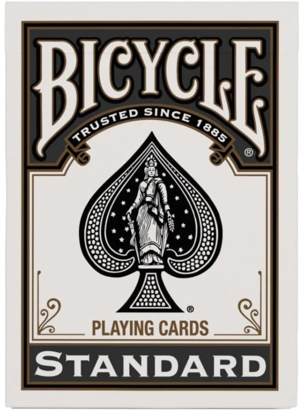 Bicycle Rider Standard Pokerio Kortos (Pilkos)
