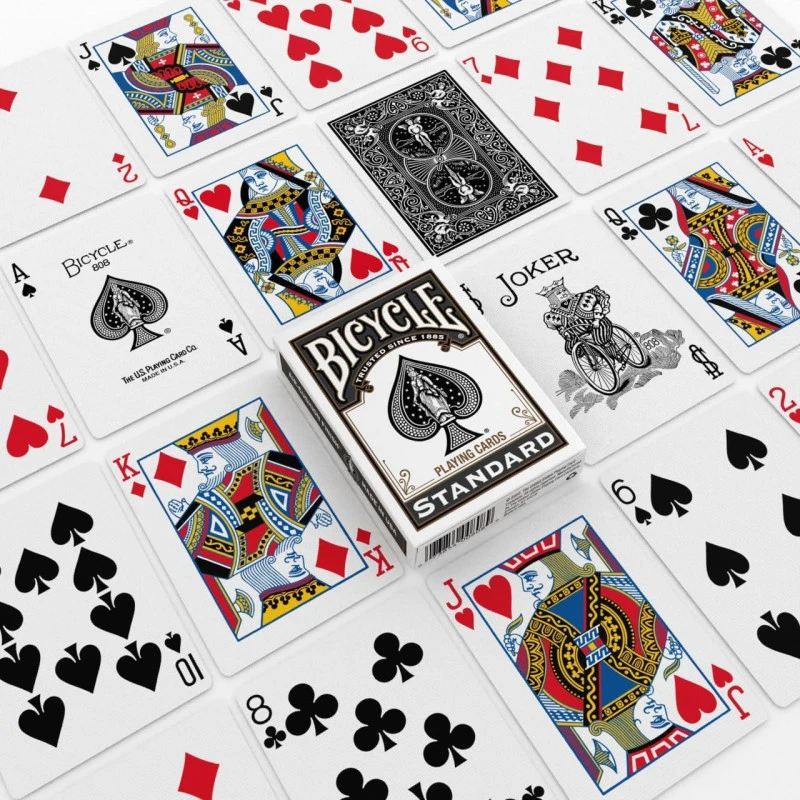 Bicycle Rider Standard Pokerio Kortos (Pilkos)