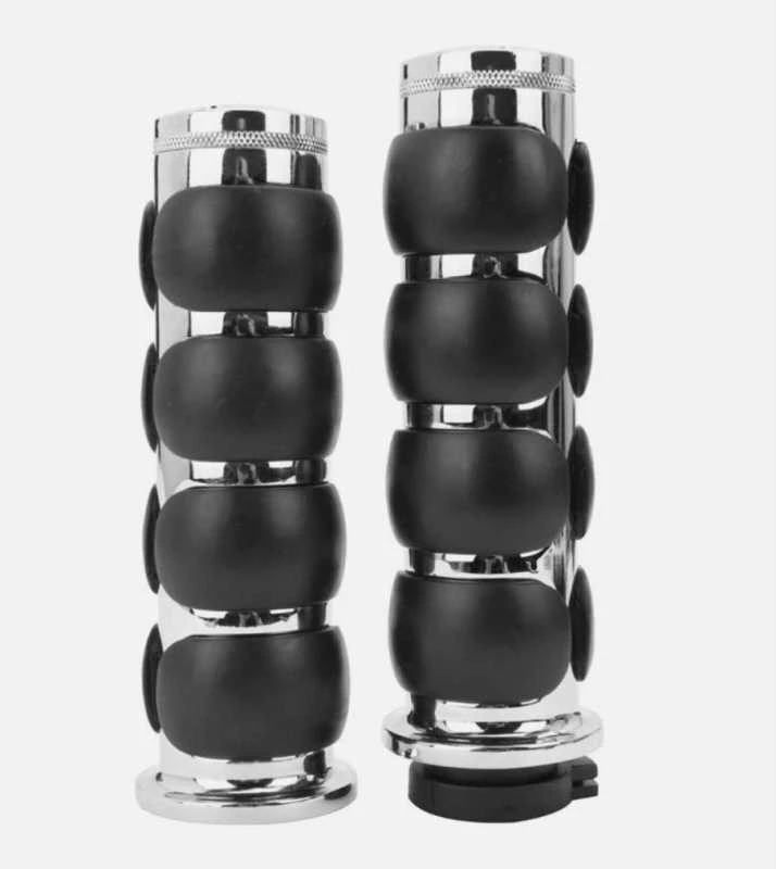 Chromuotos motociklo 1 colio 25mm vairo rankenos, skirtos Harley Davidson Road King Classic