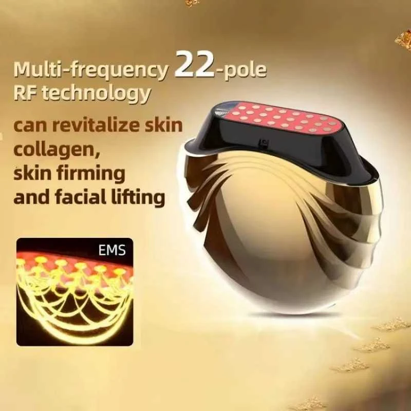 Collagen RF Veido masažuoklis su raudona šviesa – stangrinantis & anti-senėjimo prietaisas