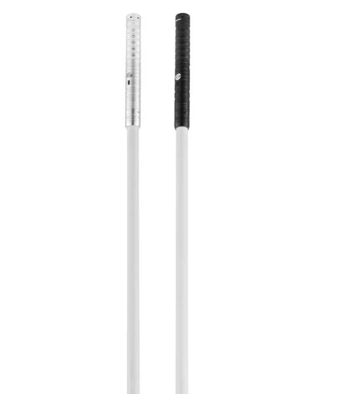 Cosplay lazerinis kardas 75 cm RGB – Metalinė rankena, 7 spalvos, garsas ir šviesos efektai