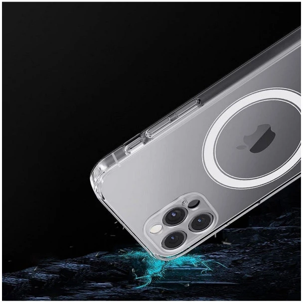 Oem CLEAR MAG COVER dėklas suderinamas su MagSafe skirtas Samsung Galaxy S24 skaidrus