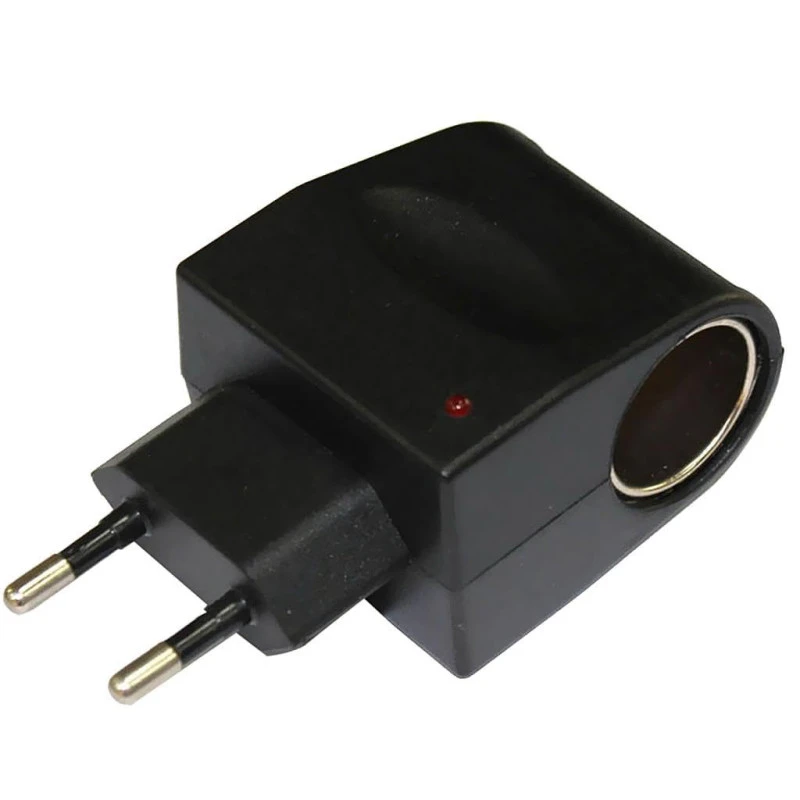 220V į 12V automobilinį lizdą keitiklis (EU Plug) – naudokite automobilinius įrenginius namuose aprašymas - Prekės nuotrauka