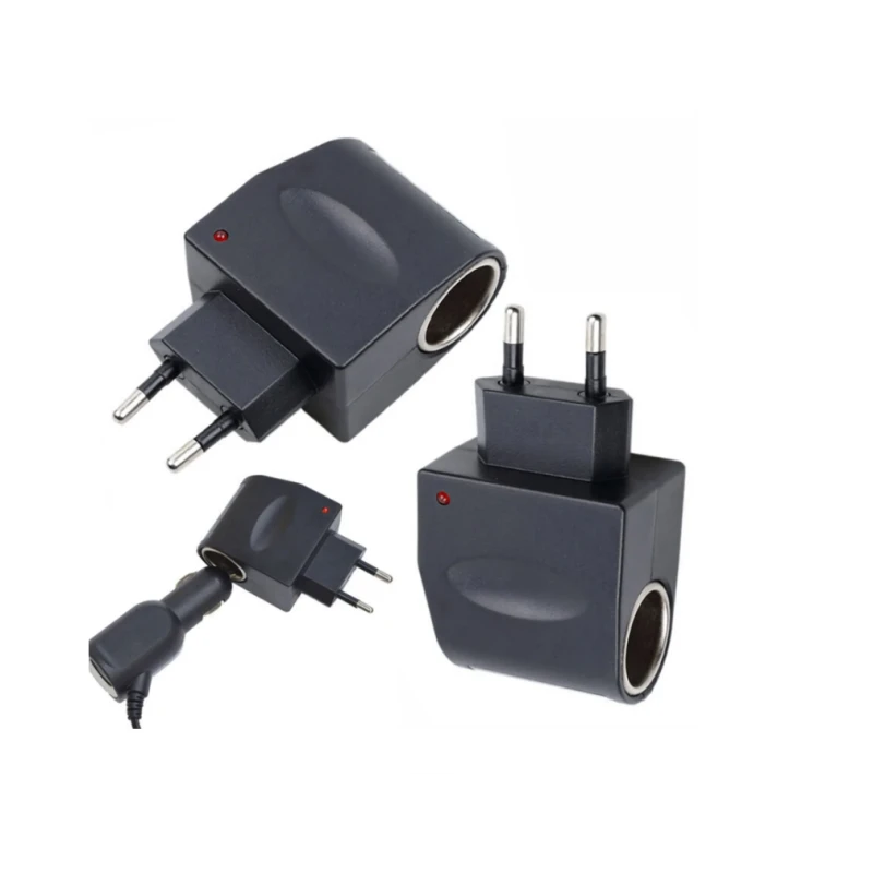 220V į 12V automobilinį lizdą keitiklis (EU Plug) – naudokite automobilinius įrenginius namuose aprašymas - Prekės nuotrauka