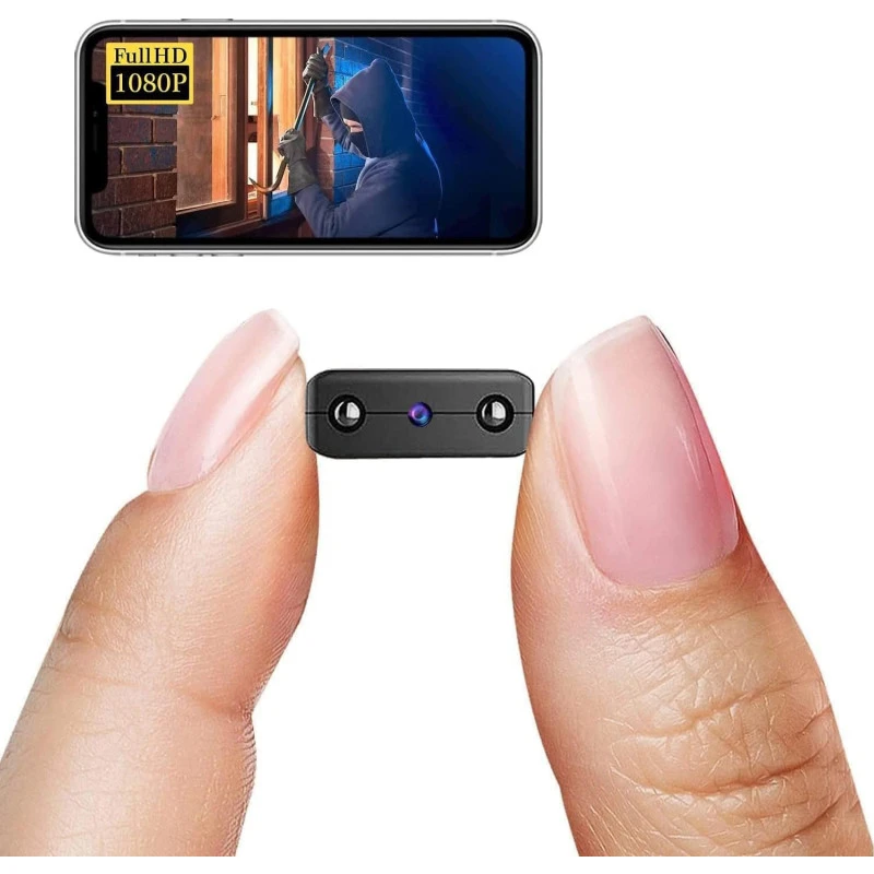 Mažiausia WiFi šnipinėjimo, slapta kamera HD1080P – nuotolinis stebėjimas aprašymas - Prekės nuotrauka