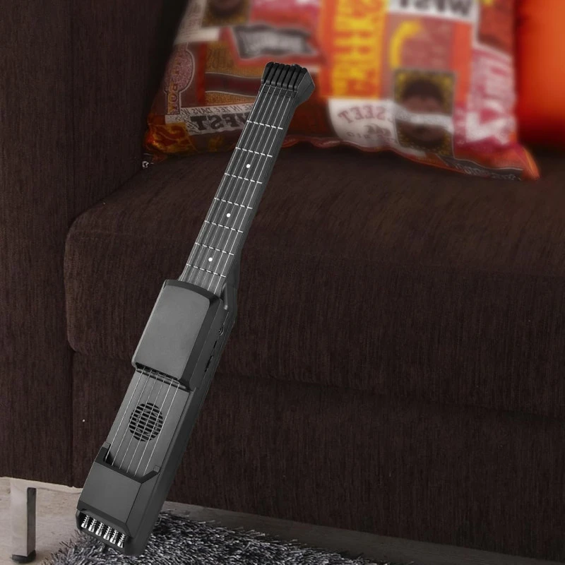 Mini Smart Electric Guitar – 7/12 ladų skaitmeninė Headless MIDI gitara su Bluetooth pradedantiesiems aprašymas - Prekės nuotrauka