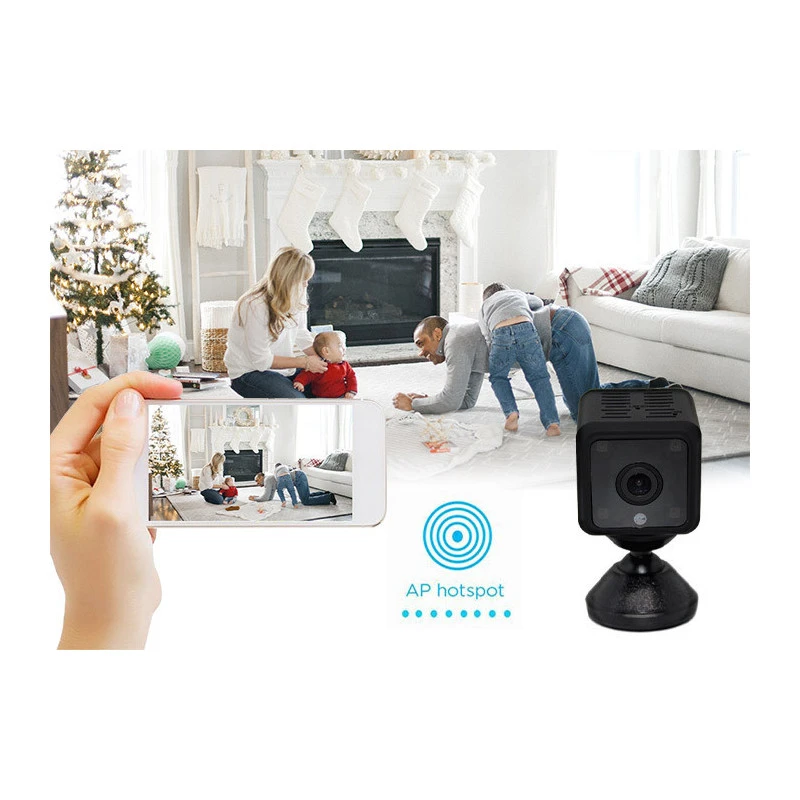 WiFi mini šnipinėjimo, slapta stebėjimo kamera aprašymas - Prekės nuotrauka