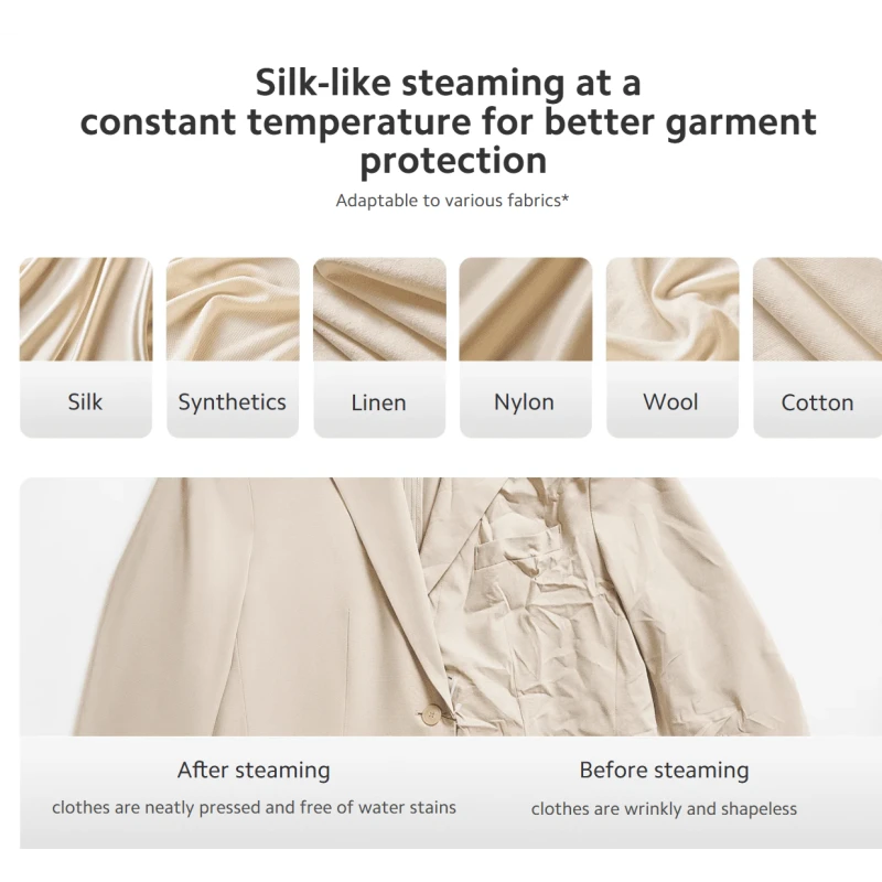 Xiaomi Mijia Handheld Garment Steamer 2 – Galingas, sulankstomas drabužių garintuvas greitam ir nepriekaištingam lyginimui aprašymas - Prekės nuotrauka