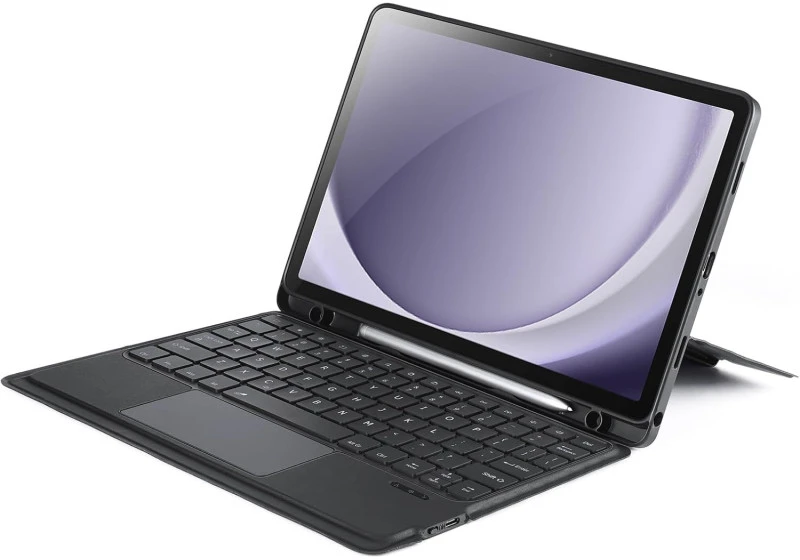 Dėklas su klaviatūra Dux Ducis DK Samsung X210/X215/X216 Tab A9 Plus 11.0/X230/X235/X236 Tab A11 Plus 11.0 juodas