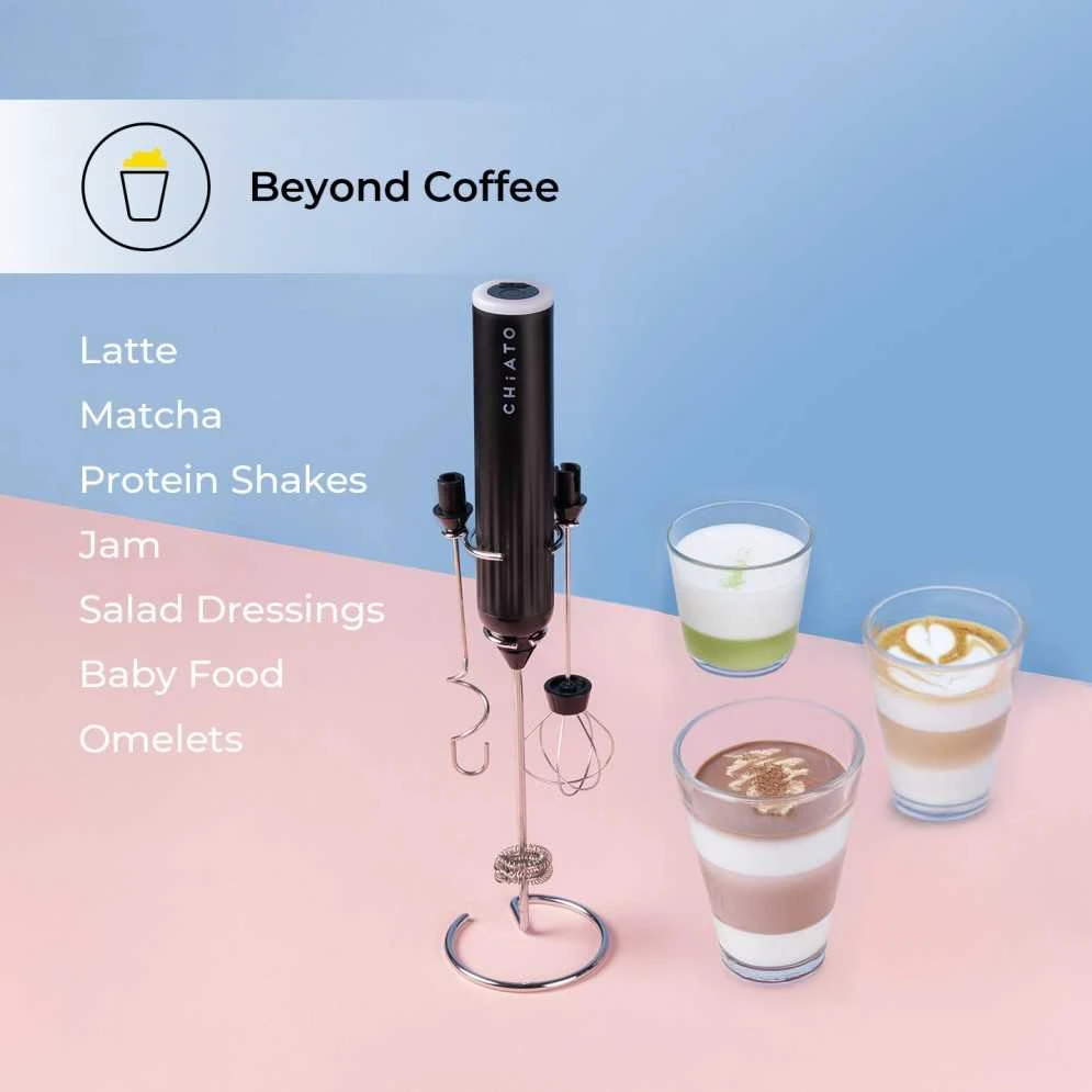 CHiATO LattePLAY pieno plakiklis - juodas