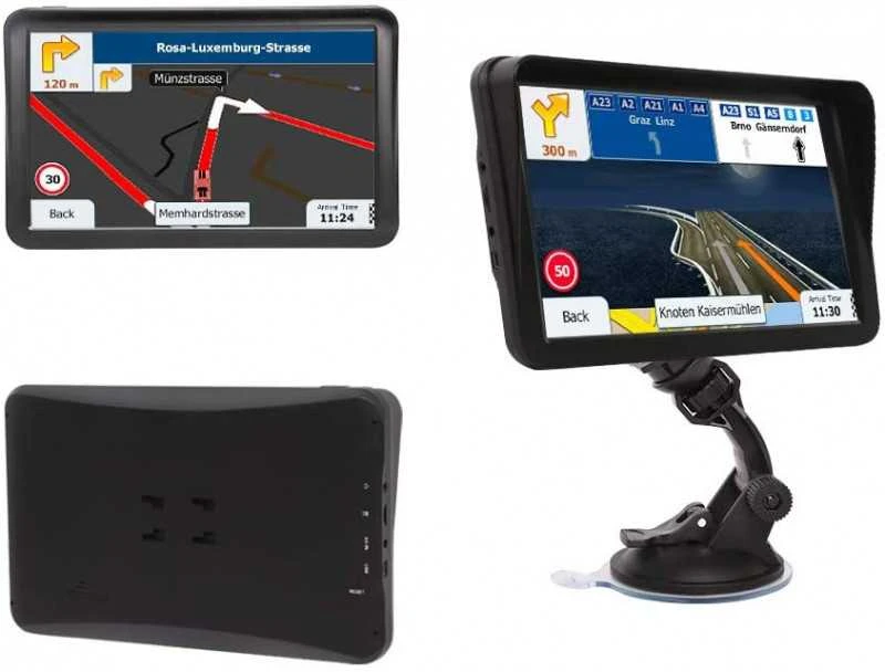 GPS navigacijos modelis IHEX 9X Pro, 9 coliu ekranas, navigacija sunkvežimiui ir lengvajai