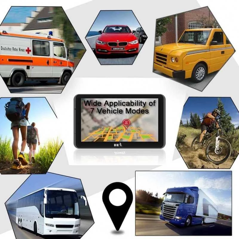 IHEX 7 PLUS Android 4.4 SLIM navigacinė sistema AUTO + TRUCK