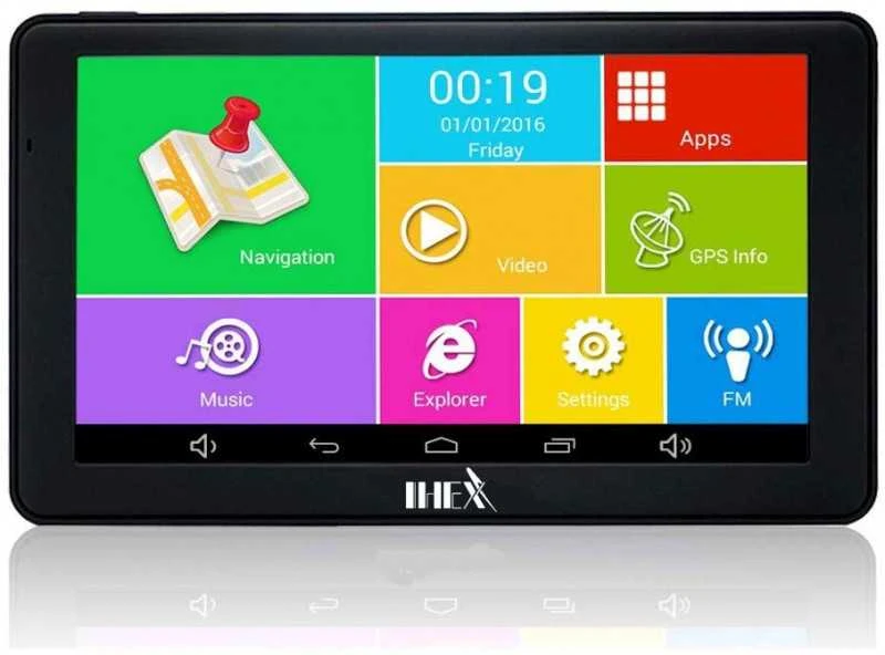 IHEX 7 PLUS Android 4.4 SLIM navigacinė sistema AUTO + TRUCK