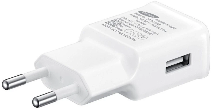 Įkroviklis Samsung EP-TA200NWE 15W + Type-C kabelis baltas