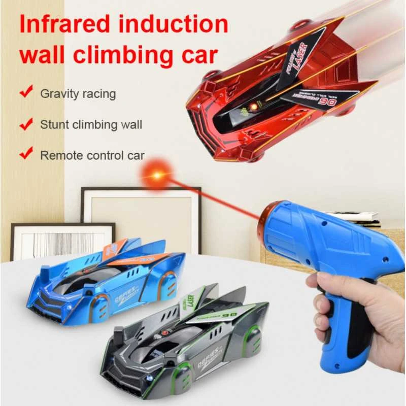Infraraudonųjų spindulio lazeriu RC valdomas automobilis (Raudonas)