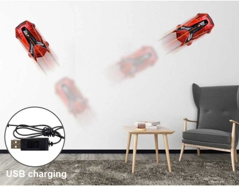 Infraraudonųjų spindulio lazeriu RC valdomas automobilis (Raudonas)