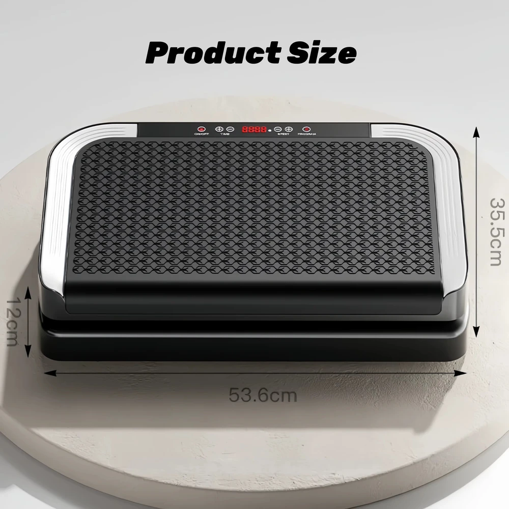 Išmanioji vibruojanti treniruoklio platforma su Bluetooth ir treniruočių virvėmis – viso kūno treniruotė su muzika!