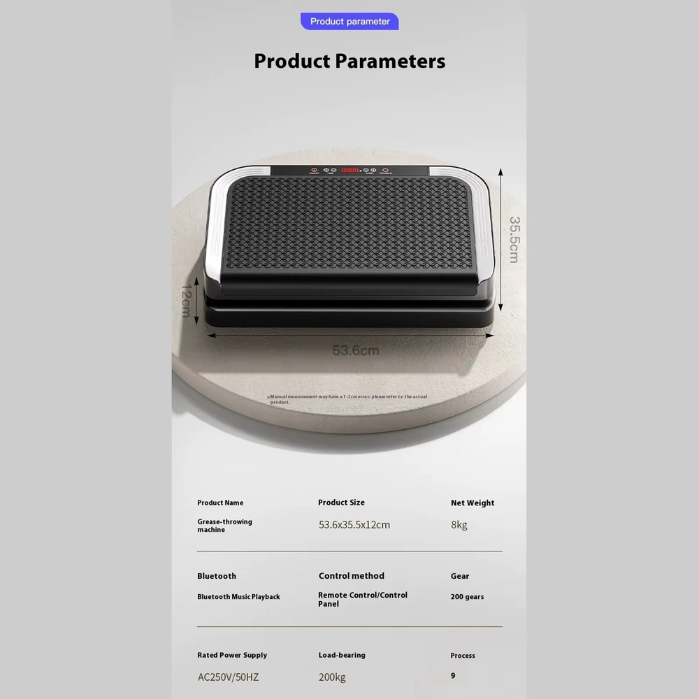 Išmanioji vibruojanti treniruoklio platforma su Bluetooth ir treniruočių virvėmis – viso kūno treniruotė su muzika!