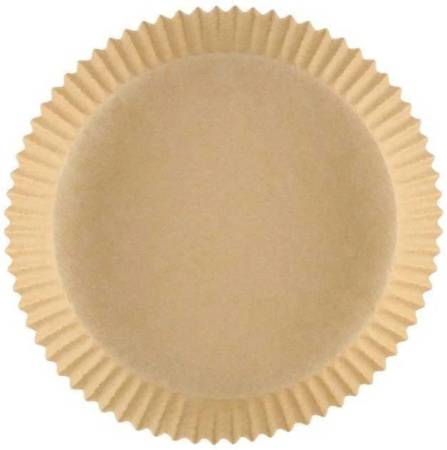Popieriniai įdėklai oro gruzdintuvėms 20x4.5 cm 100 vnt. apvalūs
