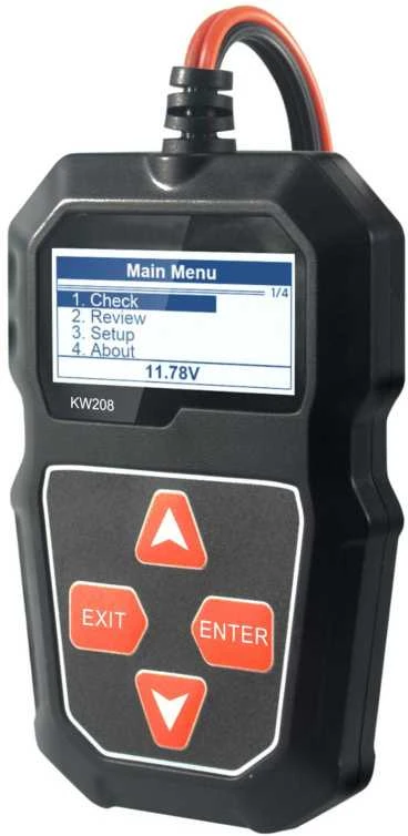 KONNWEI KW208 12V automobilio akumuliatoriaus apkrovos testeris