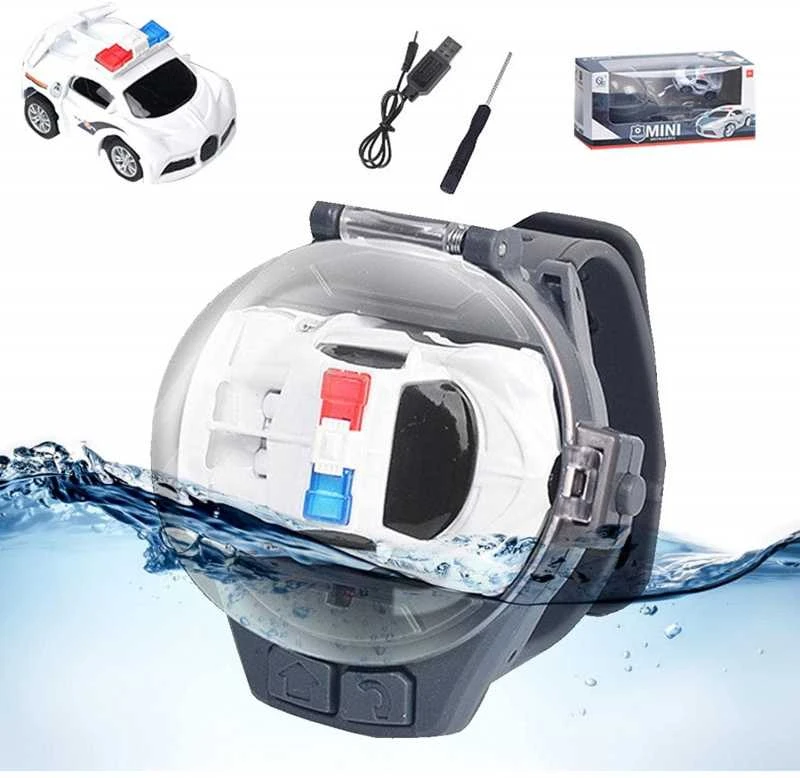 Laikrodžiu valdomas RC automobilis (Baltas)