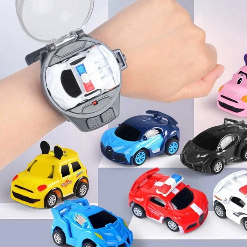 Laikrodžiu valdomas RC automobilis (Baltas)