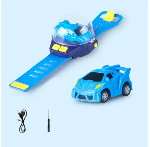 Laikrodžiu valdomas RC automobilis (Mėlynas)