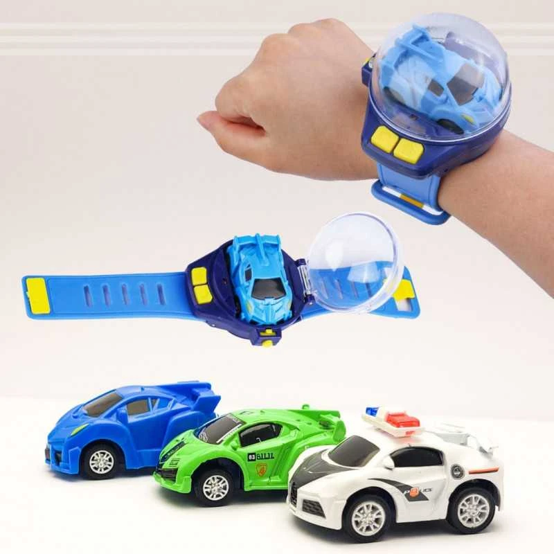Laikrodžiu valdomas RC automobilis (Mėlynas)