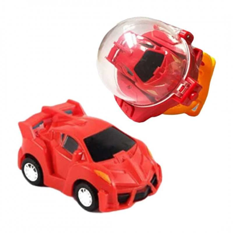 Laikrodžiu valdomas RC automobilis (Raudonas)