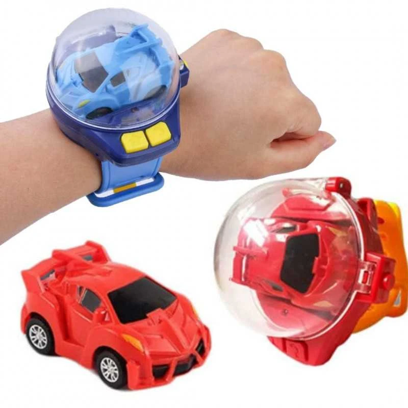 Laikrodžiu valdomas RC automobilis (Raudonas)
