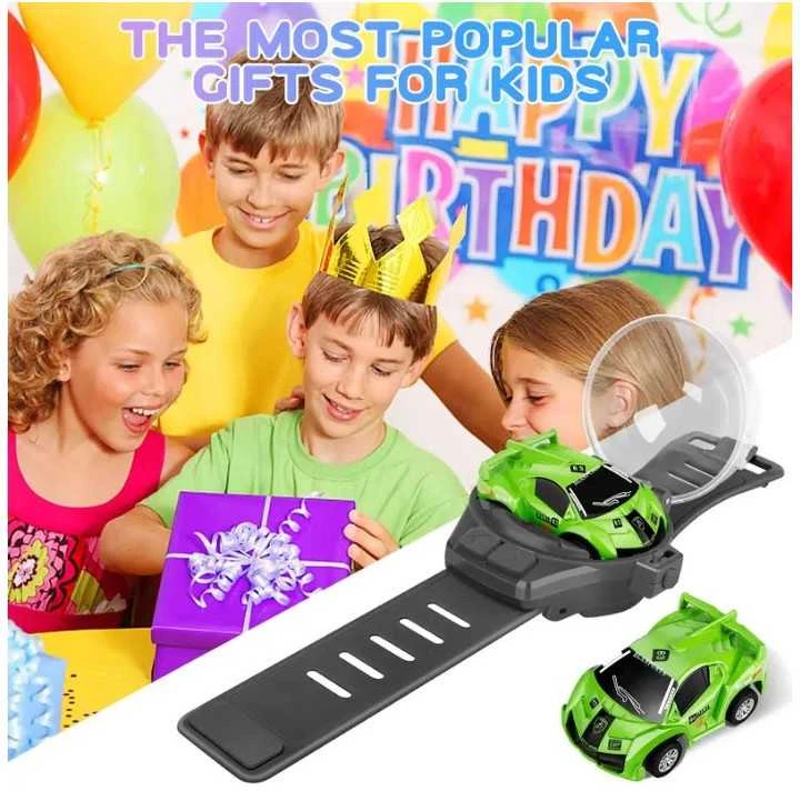 Laikrodžiu valdomas RC automobilis (Žalias)