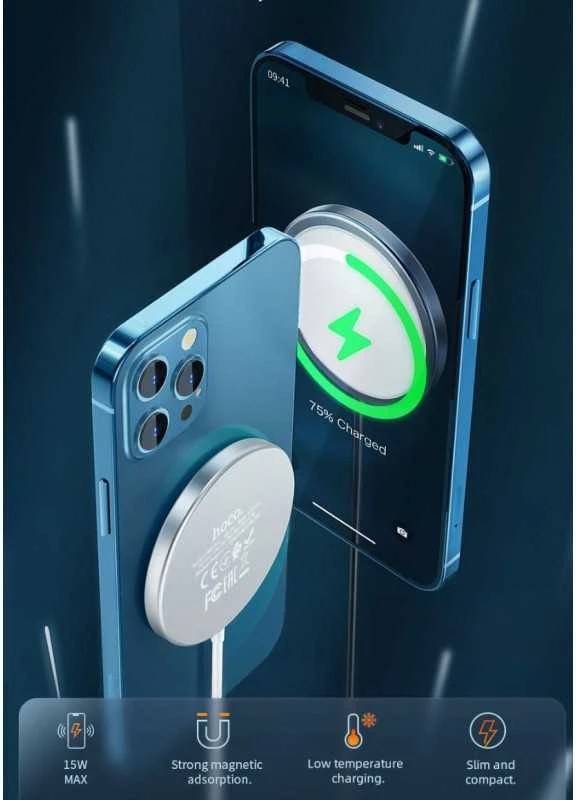 Magnetinis belaidis įkroviklis iPhone telefonams